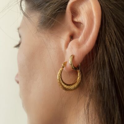 18K Gold Plated Hypoallergenic Earrings