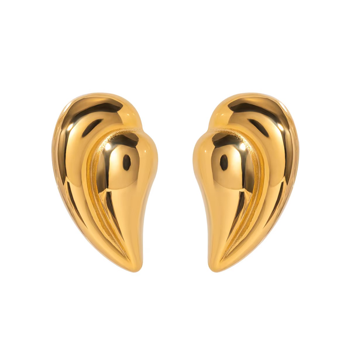 Angel Wings Stud Earrings - Image 5