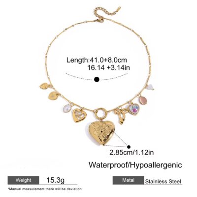 Petite Acrylic Pearl Necklace