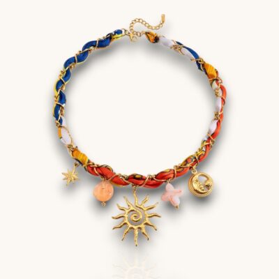 Big Sun Pendant Necklace